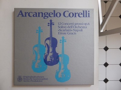 2 LP Arcangelo Corelli 12 Concerti grossi Scarlatti Napoli Ettore Gracis