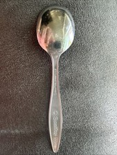 Vintage 1984 Infant Baby Feeding Spoon Stainless Steel Japan Sanitoy