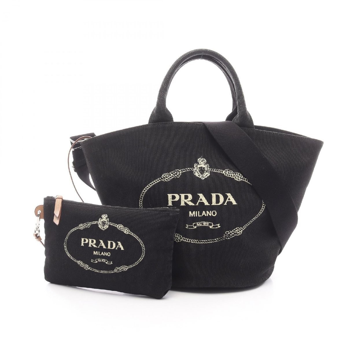 Prada CANAPA  PRADA Canvas Handbag Canvas Used Ladies from japan