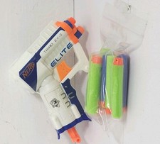 Nerf N-Strike Elite Triad Ex-3 Blaster Triple Load Pull Back One Shot 15 Darts