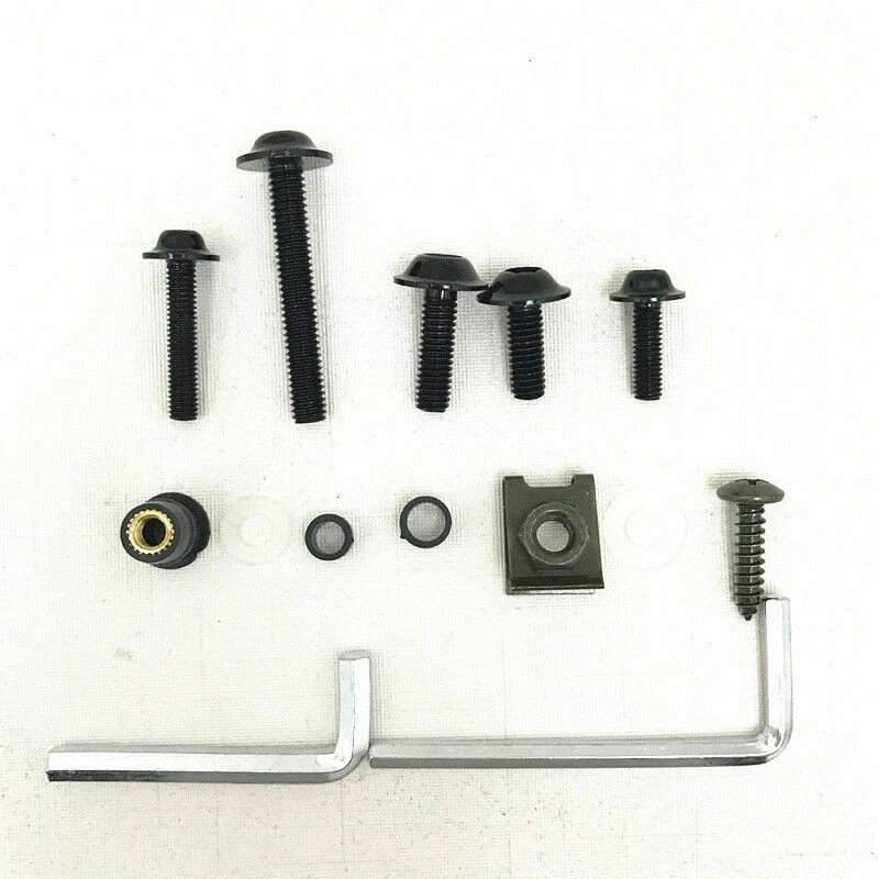 Kit de 177 piezas de pernos de carenado tornillos de carrocería tuercas de resorte para motocicletas Foto 3 de 4