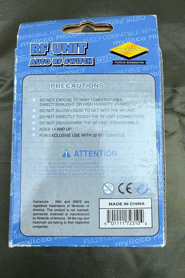 RF Switch for Nintendo 64 Miicco Brand New In Box - Image 2 of 4