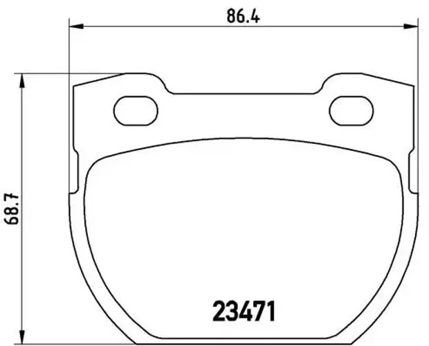 Brake Pads Set Rear P44007 Brembo SFP000160 SFP000280 STC1277 STC1601 23471 New - Image 14