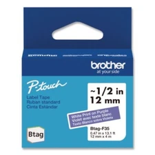 Brother International BTAGF35 Genuine P-touch Btag Label Tapes, 0.47" X 13.1 Ft,