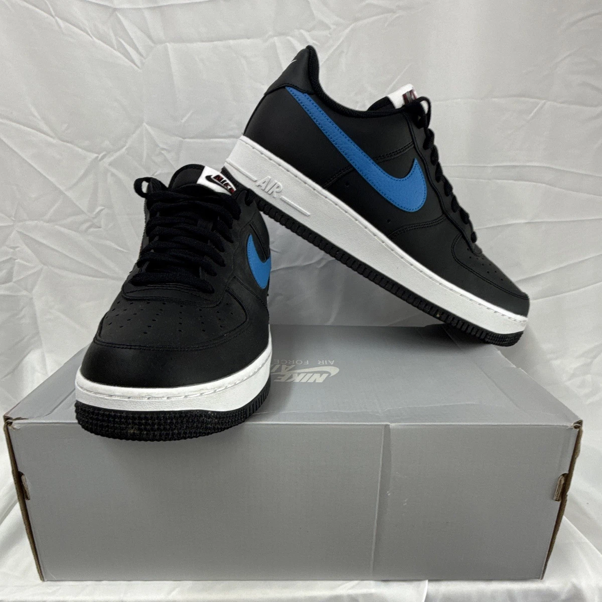 Nike Air Force 1 Low Black Photo Blue for Sale | Authenticity