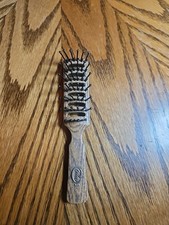 Goody USA Faux Wood Vented Styling Hair Brush Ball Tipped 6" Vintage