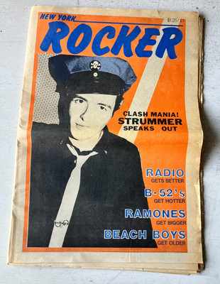 New York Rocker Clash Mania Strummer Speaks Ramones April May 1979 PUNK ROCK