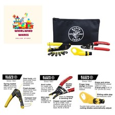 211 Coax Installation Kit with Crimp Tool, Cable Cutter, Stripper and F Conne...