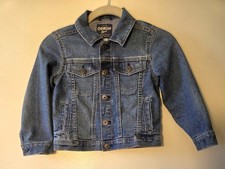 Oshkosh B  gosh Denim Blue Jean Jacket Size 4T Cotton Stretch