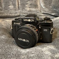 Minolta X-700 SLR Camera with 50mm f/2 MD Lens