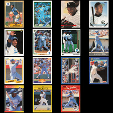 Bo Jackson 16 Baseball Card Lot 1987-1993 Topps Fleer Upper Deck HOF