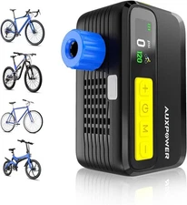 AUXPOWER - 120 PSI 1500mAh Bike Pump Fast Inflation Electric Bike Pump