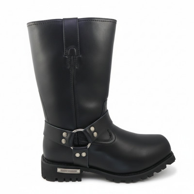 Dream Apparel Men's US 10 Harness Motorcycle Riding Boots for Biker, Square Toe