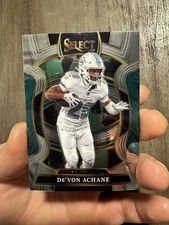 2025 Panini Select - Concourse De'Von Achane #81 Silver Prizm