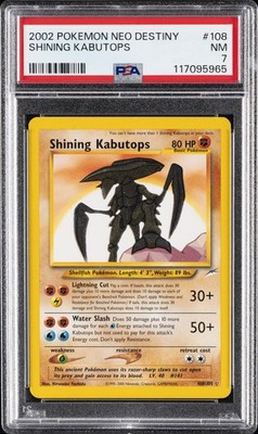 2002 POKEMON NEO DESTINY #108 SHINING KABUTOPS PSA 7 | eBay