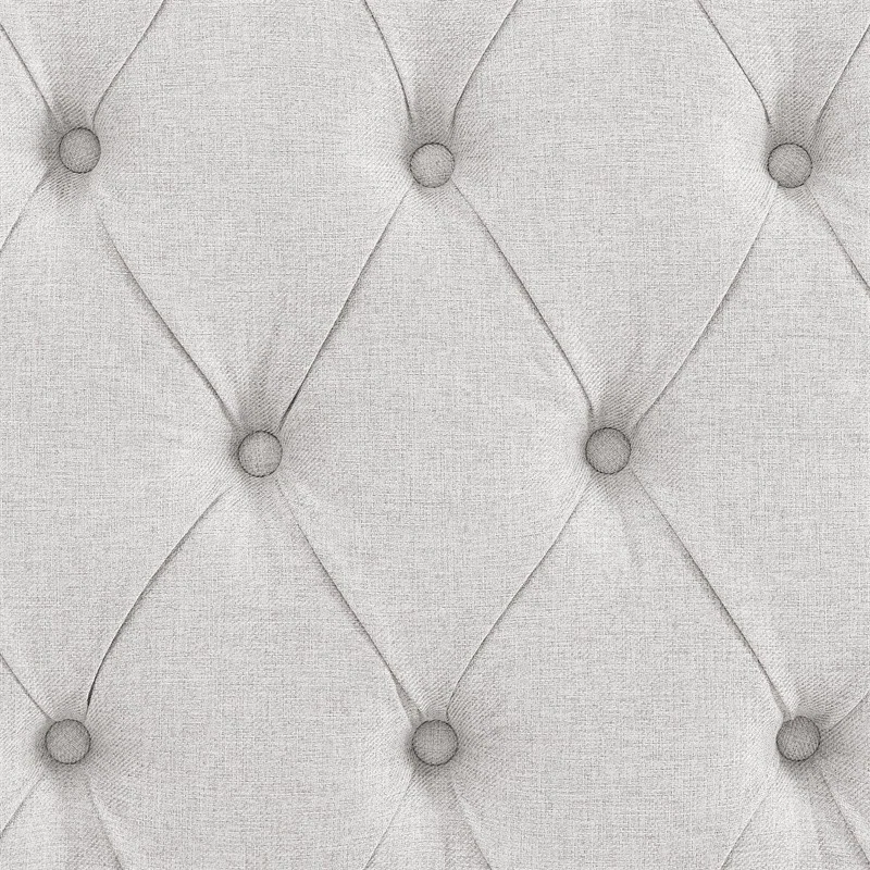 Sofá cama acolchado tapizado nido tamaño doble con botón/clavo de cobre Foto 4 de 4