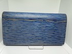 Louis Vuitton Sarah Long Wallet Epi Denim Blue Leather LV Monogram Silver Button — photo 2