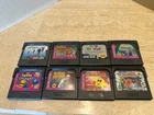 Sega Game Gear 8 Game Lot Columns Ms Pac-Man Ecco Chuck Rock Tesserae++