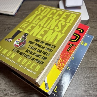 Soccer/Football Book Lot (3) | LIKE NEW+ | Against the Enemy, Das Reboot, Master