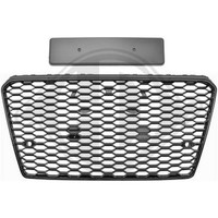 KüHlergrill KüHlergitter Schwarz GläNzend FüR Audi A7 Sportback 4GA