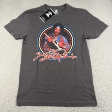 Jimi Hendrix Shirt Mens Small 1969 Tour Graphic Tee Charcoal Gray Authentic