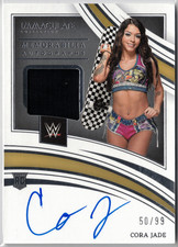 2022 Immaculate Collection WWE Rookie Memorabilia Autographs #108 Cora Jade /99