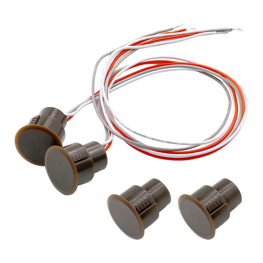 3 Sets Mc31b Nc  No Door Window Contact Sensor Alarm Magnetic Reed Switch With