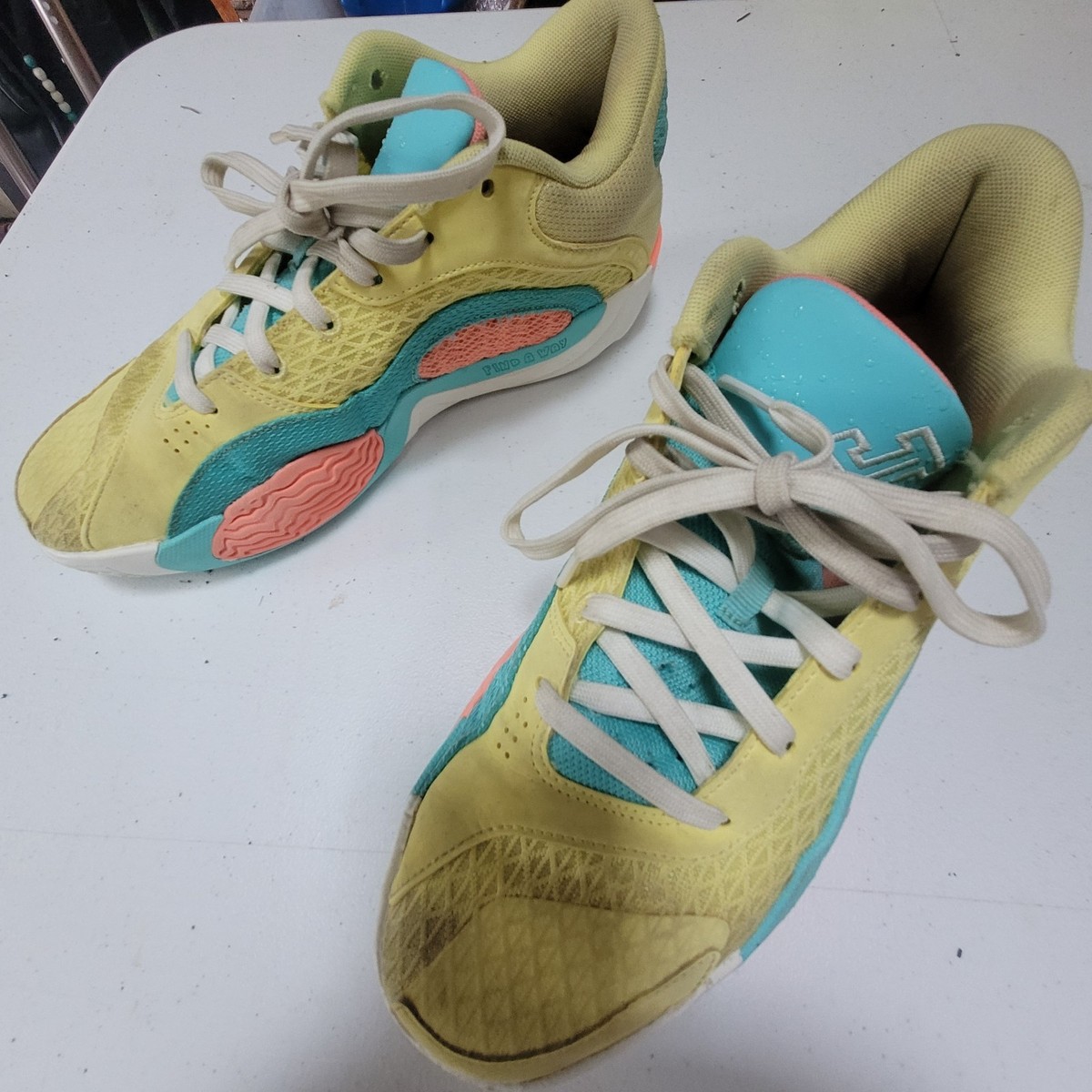 Size 13 - Jordan Tatum 2 PF Lemonade Mens Basketball Casual Comfort Shoes Jordan Tatum 2  main image 2