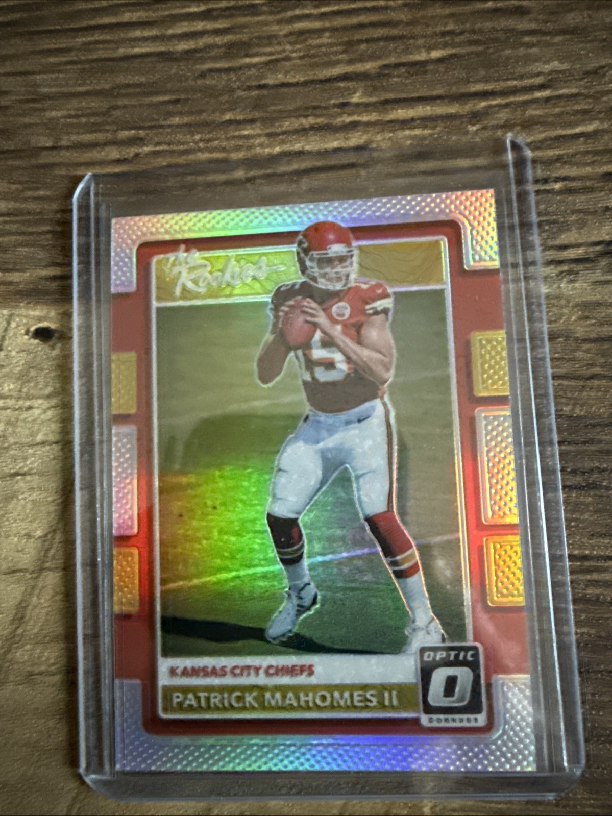 2017 Donruss Optic - The Rookies Patrick Mahomes II #7 (RC)