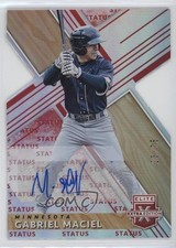 2019 Panini Elite Extra Edition Status Red Die-Cut 23/75 Gabriel Maciel Auto nd3