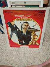 GoldFinger - CED RCA SelectaVision VideoDisc, Sean Connery - Great Movie Artwork