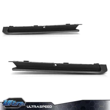 2Pc Front Bumper Trim w/ Fog Light Hole LH&RH Fit For 2015-2018 Volkswagen Jetta