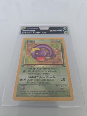 Pokémon Rettan 46/62 1st Edition Fossil Set Vintage AOG NEAR MINT +