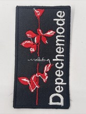 Depeche Mode Band Violator Logo Patch: iron on. Quality embroidery, 4 1/4  long