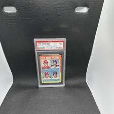 Topps 1975 Topps Mini Rookie Pitchers #615 Dennis Leonard PSA 7 Graded Card. rookie card picture