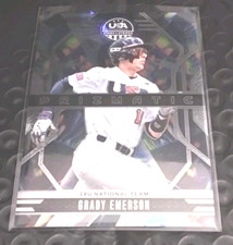 2026 Panini USA Stars & Stripes #3 Grady Emerson 18u Prizmatic Insert.      E189