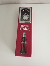 Coca-Cola Flaschen&ouml;ffner Vintage 2002, Kunststoff zur Wandmontage