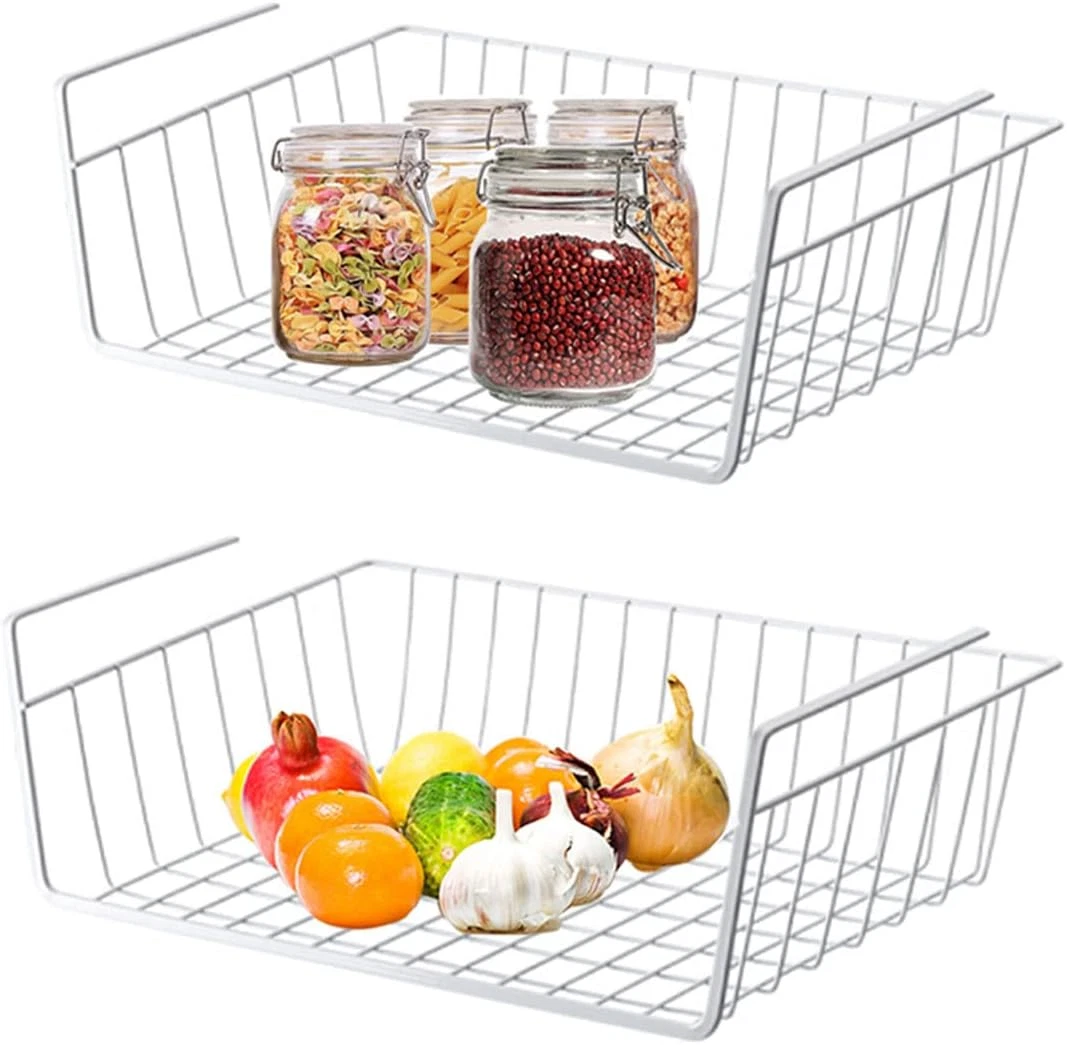 Under Shelf Storage Basket, Hanging shelf basket Slides Under Shelves for Storag