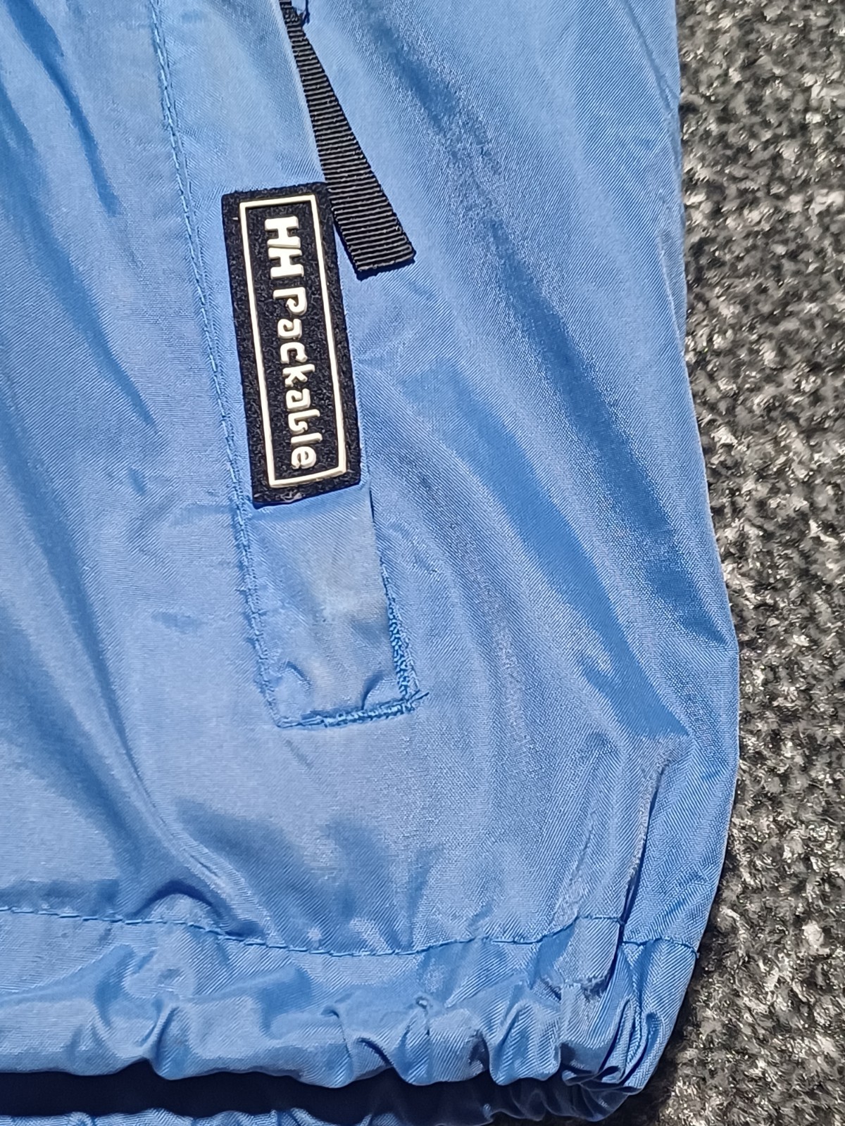 Helly Hansen Packable Jacket Men Medium Blue Wate… - image 5