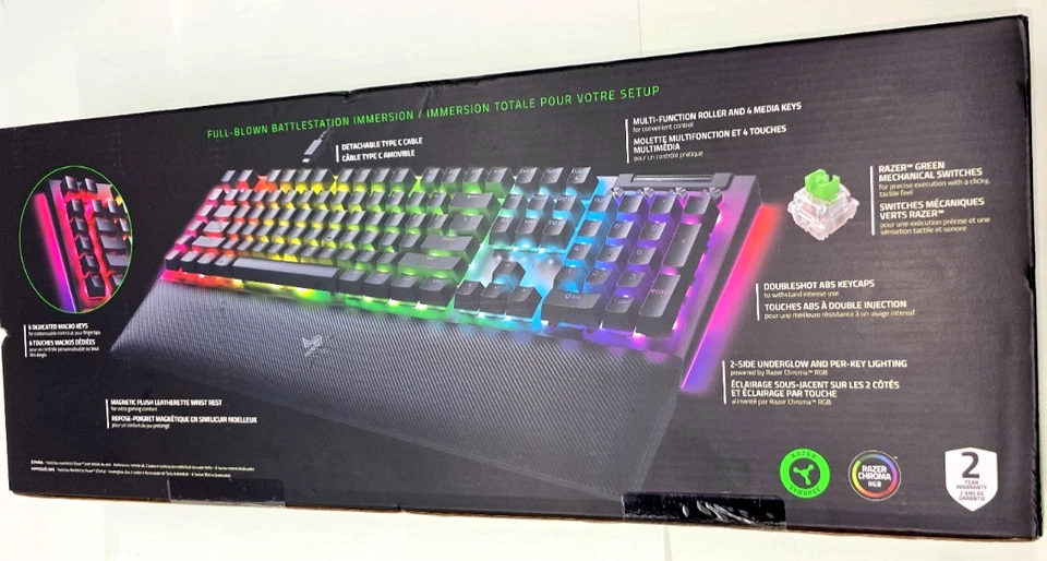 Razer BlackWidow V4 Mechanical Gaming Keyboard Brand New - Image 2 of 4