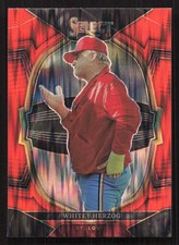 2023 Panini Select Whitey Herzog Orange Flash Prizm #80 Card