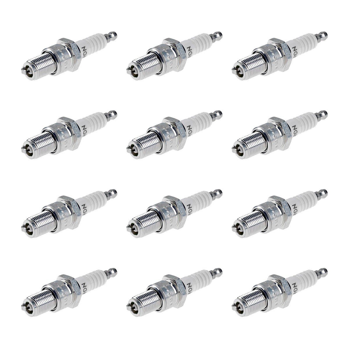 4 Bougies D’allumage NGK Avec Siège D’Étanchéité Plat 3530 RENAULT 12 - Image 4