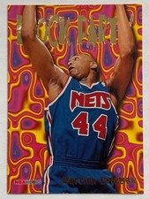 1995-96 NBA Hoops #24 Derrick Coleman New Jersey Nets Block Party