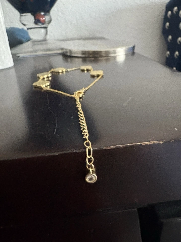 18K Gold Plated Clover Lucky Bracelet Women Four Leaf Cute Colorful Gift Trendy - Image 3 of 4