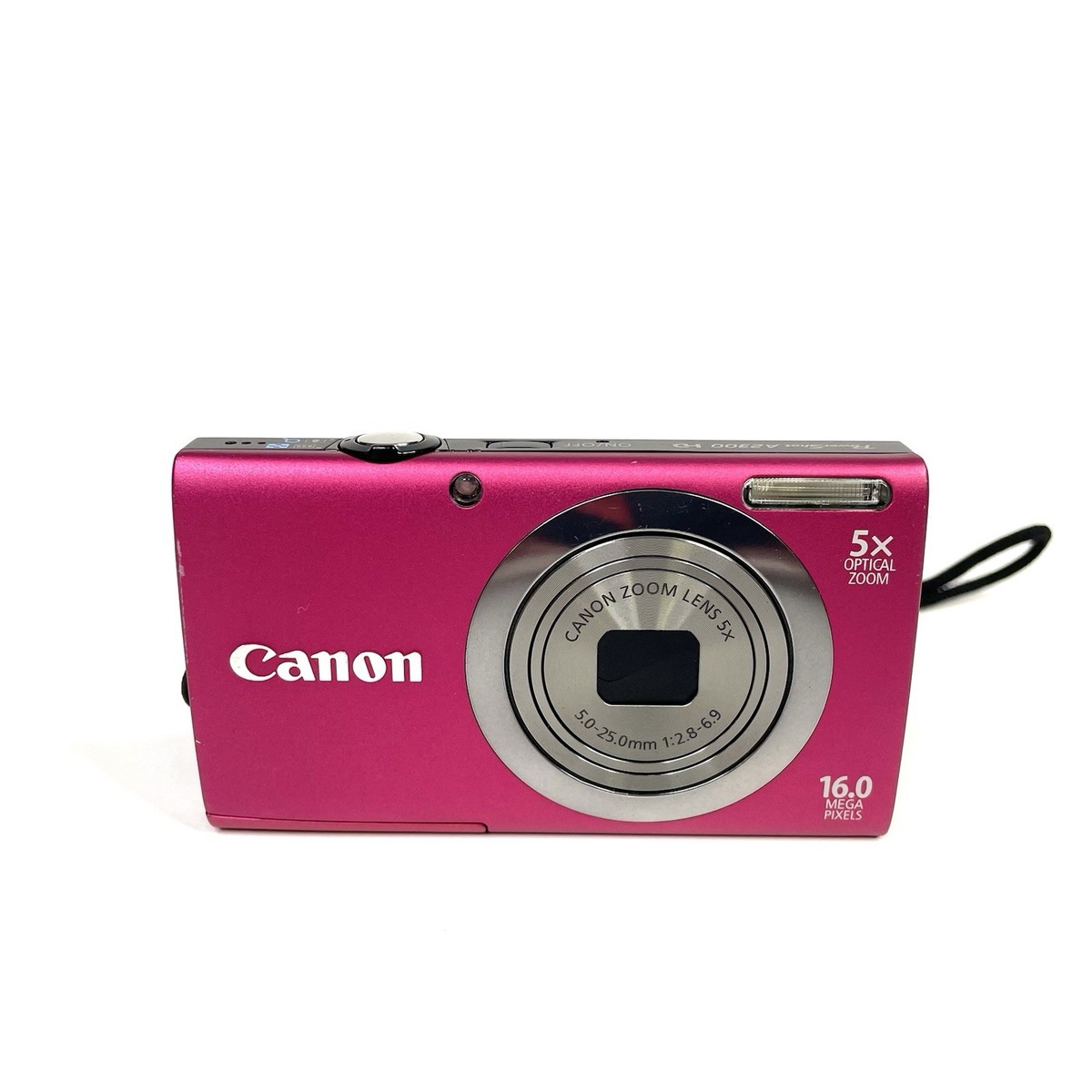 PINK Canon PowerShot A2300 Compact Digital Camera Y2K Digicam