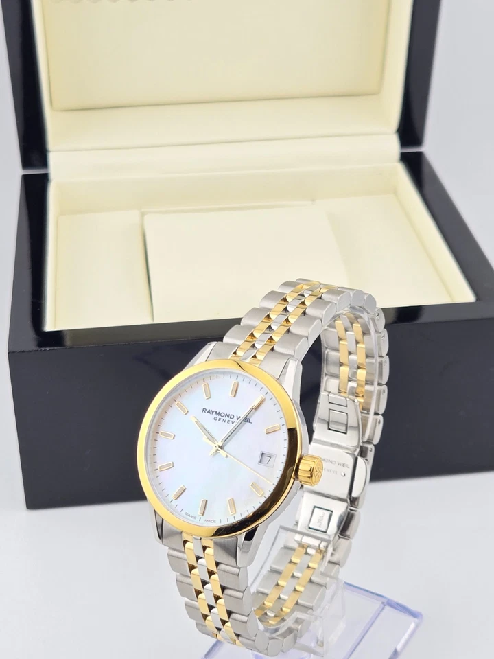 Reloj para mujer Raymond Weil Freelancer 5634-STP-97021 esfera mop restaurado Foto 3 de 4