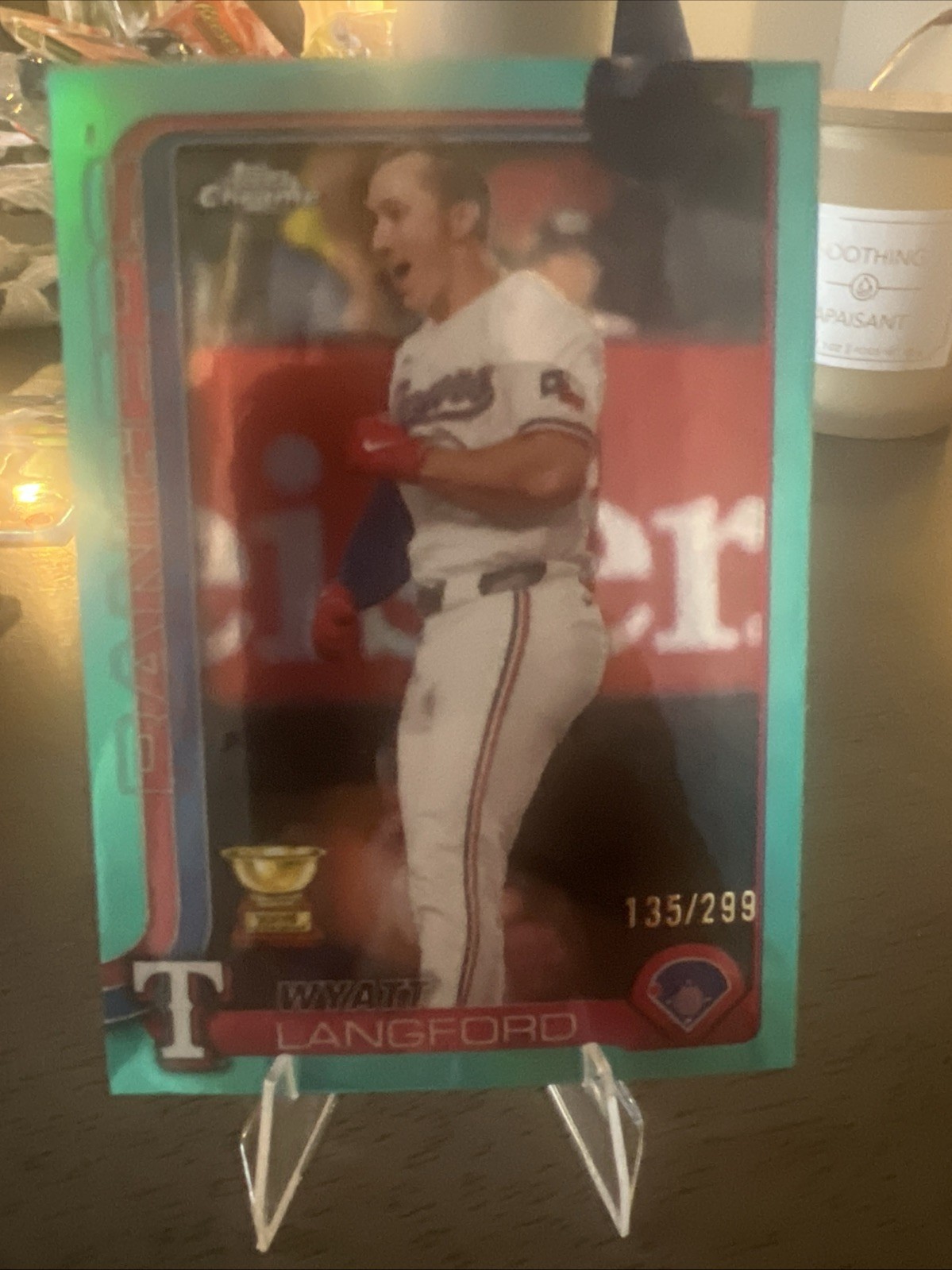2025 Topps Chrome - Wyatt Langford #68 Teal Refractor /299