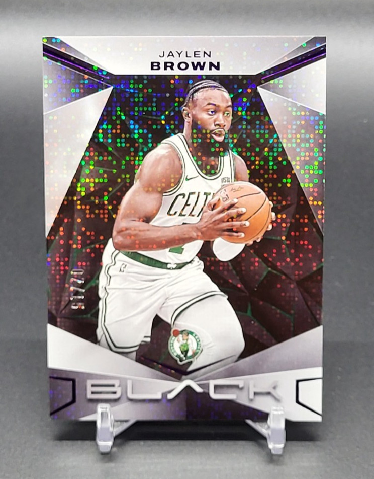 2023-24 Panini Black JAYLEN BROWN Amethyst #'d 07/15 Celtics No. 43