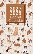 2027-2028 Pocket Calendar: 2 year Pocket Planner From January 2027 to December 2