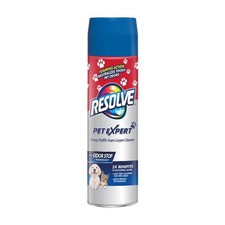 Resolve Pet High Traffic Carpet Stain Cleaner Solution and Odor Remover Foam,